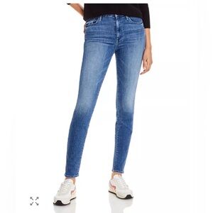 MOTHER denim jeans The Looker Skinny Jeans in Groovin dark blue wash 24 NWT